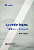 Matematika Terapan Untuk Bisnis dan Ekonomi Edisi Kedua